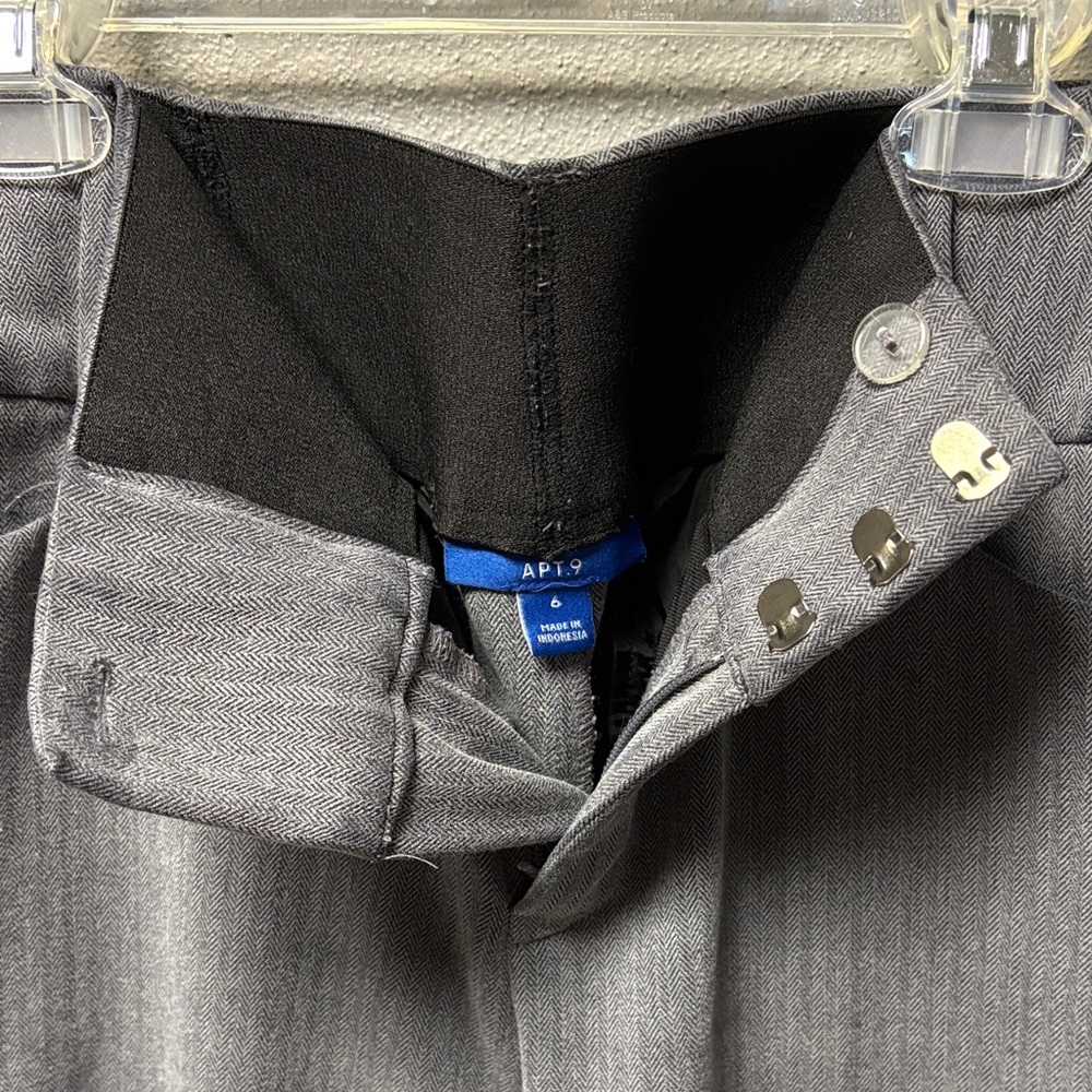 Apt. 9 Gray Women's Trousers - Picture 3 of 3